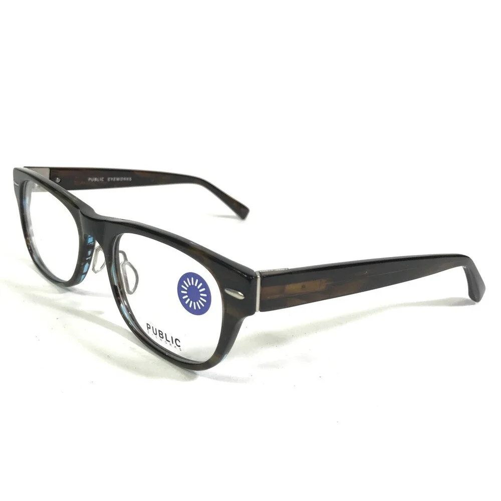 Public Eyeworks Eyeglasses Frames VENTURA-C02 Brown Tortoise 54-19-145
